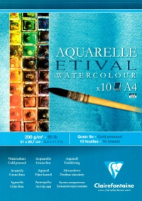 Clairefontaine, Etival Blocco A4 Etival 200gr. Grana fine
