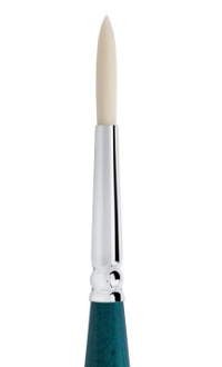 B&B, Pennello tondo off-white Serie 830 Pennello in sintetico mis.14