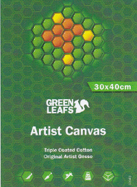 Green Leaf, Canvas Telaio mis. 80X100