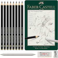 Confezione, Faber-Castell, Matt Set 11 matite e accessori