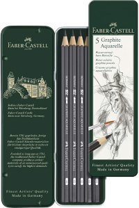 Confezione, Faber-Castell, Acquerellabile Set 5 matite acquerellabile