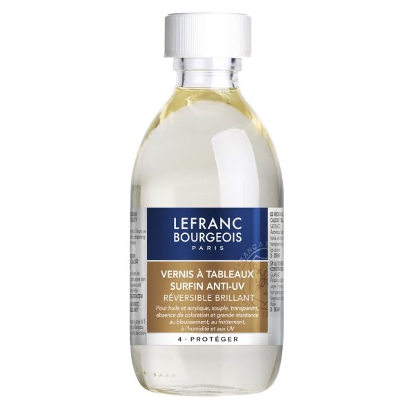 Lefranc & Bourgeois Vernice per quadri anti UV sopraffina lucida 250ml