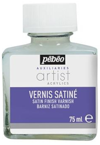 Pebeo Vernice a solvente per acrilico anti UV 75ml.