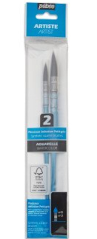 Pebeo, Artist Set 2 Pennelli Sintetici tondi