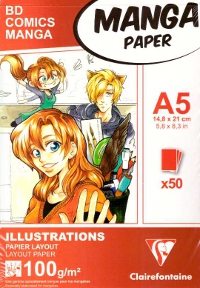 Clairefontaine, Manga Paper Blocco A5 per fumetto Manga
