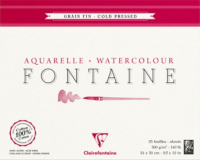 Clairefontaine, Fontaine Blocco 30x40cm. 300gr. Grana fine