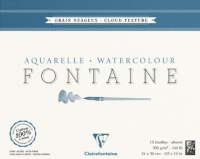 Clairefontaine, Fontaine Blocco 24x30cm. 300gr. Grana a nuvola