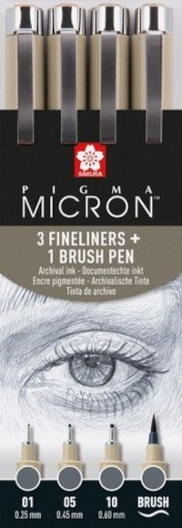 Sakura, Pigma Micron Kit KIT 4 Finelineers