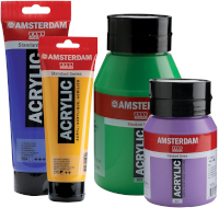 Talens, Amsterdam 120ml. Blu Permanente Violetto