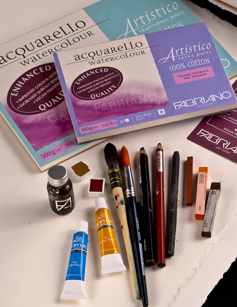 Fabriano, Artistico Blocco 31x41cm. 300gr. Grana satinata