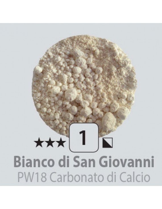 Di Volo, Pigmenti in polvere Bianco di San Giovanni