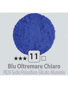 Di Volo, Pigmenti in polvere Blu Oltremare Chiaro