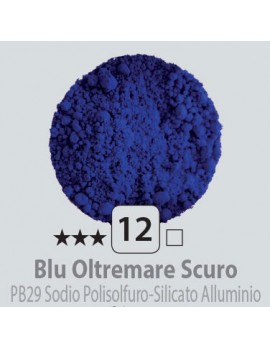 Di Volo, Pigmenti in polvere Blu Oltremare Scuro