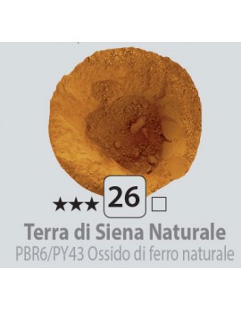 Di Volo, Pigmenti in polvere Terra di Siena Naturale