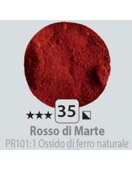 Di Volo, Pigmenti in polvere Rosso di Marte