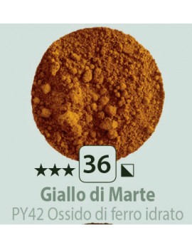 Di Volo, Pigmenti in polvere Giallo di Marte