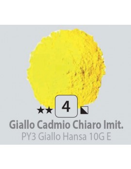 Di Volo, Pigmenti in polvere Giallo di Cadmio Chiaro Imit.