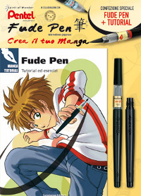 Pentel, Fude Pen Kit Fude Pen punta larga con tutorial e ricarica