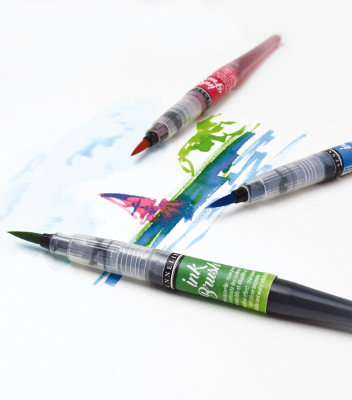 Sennelier, Ink Brush Rosso di Venezia