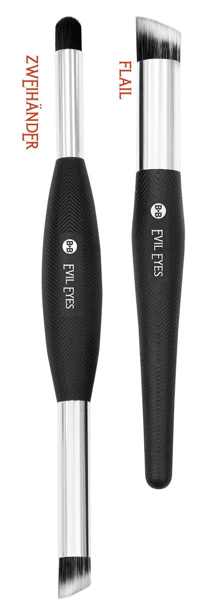 B&B, Evil Eyes, Serie 650 Kit Armory Dry, Brush set 2 pennelli