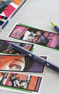 Faber-Castell, Goldfaber Sketch Marker Blu Piccione Chiaro