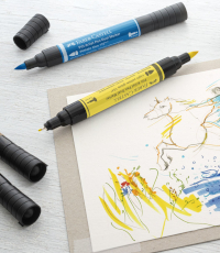 Faber-Castell, Pitt Artist Pen Dual Marker Giallo di Cromo Scuro