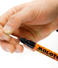 Molotow, One4All, punta 1 mm. Signal White 160