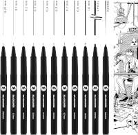 Molotow, Blackliner Pennarello misura 0,4