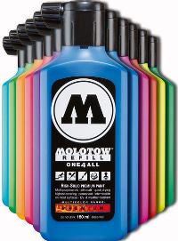 Molotow, One4All, Refill 180ml. Cool Grey Pastel 203